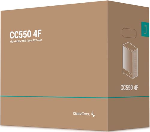купить Корпус для ПК Deepcool CC550 4F Black в Кишинёве 