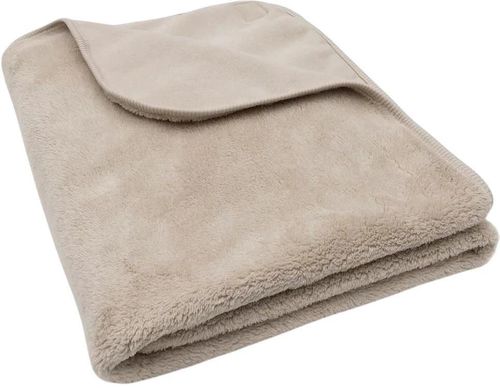 купить Детское постельное белье Jollein 516-511-68130 Paturica Basic Jersey/Sherpa Warm Sand, 75x100cm в Кишинёве 