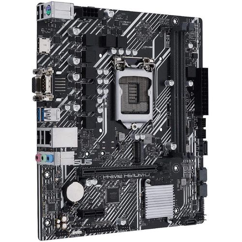 cumpără Placa de baza  ASUS PRIME H510M-D Intel H510, LGA1200, Dual DDR4 3200MHz, PCI-E 4.0/3.0 x16, D-Sub/HDMI 2.0, COM-port, USB3.2, SATA 6 Gbps, M.2 x4 Socket, SB 8-Ch., GigabitLAN, LED lighting în Chișinău 