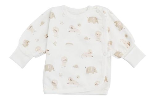 купить Детская одежда Minikin 242530162 My Love Распашонка молочный с рисунком 1-3мес (62см) в Кишинёве 