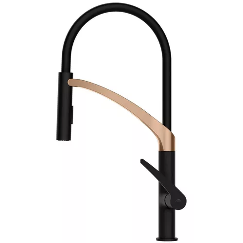 cumpără Bateria bucătărie Rubineta Ultima-50 BK/GD (UL506GD8) în Chișinău 