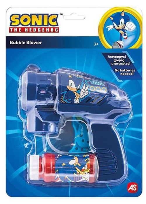 купить Игрушка As Kids 5200-01375 Pistol cu bule de sapun Sonic в Кишинёве 