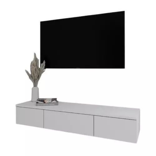 купить Тумба напольная для TV Smartex (16555) Т10 100 TV-Навесная Alb в Кишинёве 