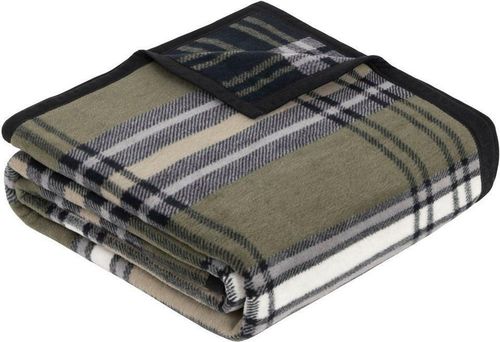 cumpără Textile de casă Ibena 3146/780 Jacquard Decke Molde Green/black în Chișinău 