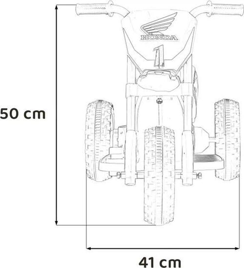 купить Электромобиль Baby Mix 55722 Электрический мотоцикл Honda CRF 450R зеленый в Кишинёве 