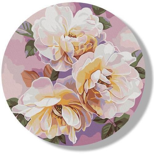 cumpără Tablou pe numere BrushMe RC00076FC (fără cutie) Trandafiri albi în Chișinău 