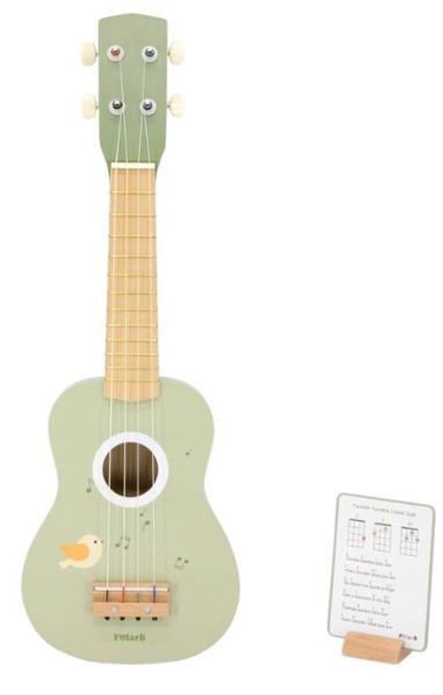 купить Музыкальная игрушка PolarB 44275 Ukulele din lemn Păsărică в Кишинёве 