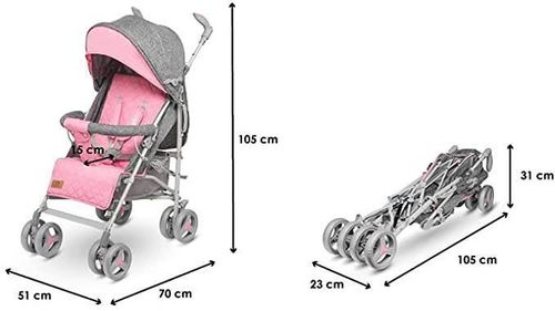 купить Детская коляска Lionelo Irma Pink в Кишинёве 
