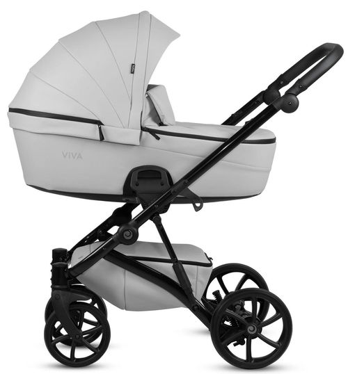 купить Детская коляска Tutis 2in1 VIVA5+ Leather, Cloud 085 (1452085) в Кишинёве 