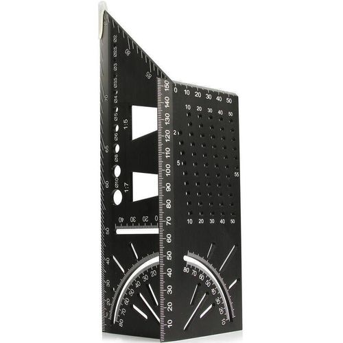 cumpără Riglă MAR-POL M22511 Echer multifunctional unghi 3D 15 cm în Chișinău 
