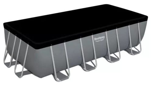 cumpără Piscină cu cadru Bestway 56670 Power Steel Rectangular 488x244x122cm Grey în Chișinău 