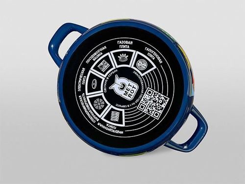 купить Набор посуды Metalac 57036 Set cratite emailat Appetit 3buc + capac din sticla 3 buc в Кишинёве 