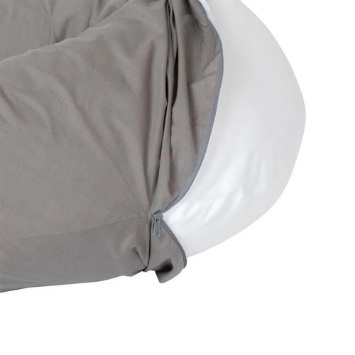 cumpără Pernă pentru gravide și mame care alăptează Babycare PRF2LA-CCC-UNQ Perna pentru gravide din microfibra Gri, 150cm în Chișinău 