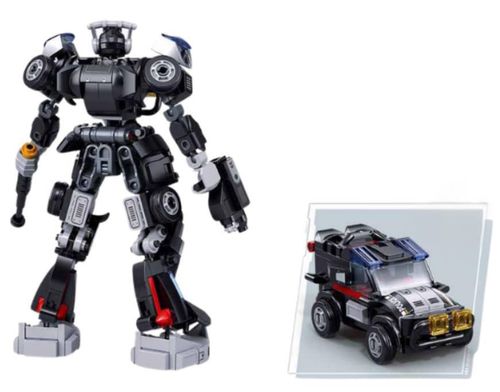 cumpără Set de construcție Sluban B1316 Robot-mașină de poliție 2 în 1, 247 elem. în Chișinău 