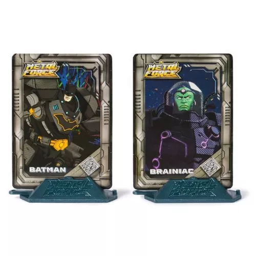 купить Игрушка Spin Master 6072737 Set figurine Metal Force: Brainiac vs Batman в Кишинёве 