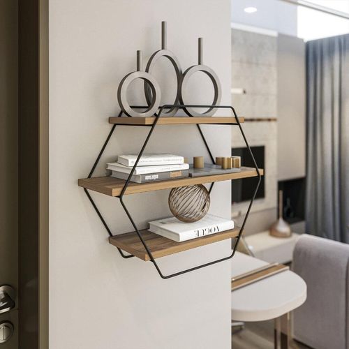 купить Полка декоративная Trendy Azra 60x52x20cm (GTR005421) в Кишинёве 