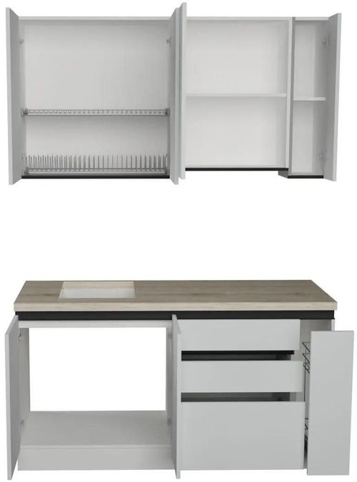 cumpără Mobilă pentru bucatarie ArtFlame GOLA White (1.6 m.l.) în Chișinău 