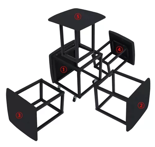 купить Пуф Nex Home Cub Transformer 5 scaune in 1 N52, Maro Teddy в Кишинёве 