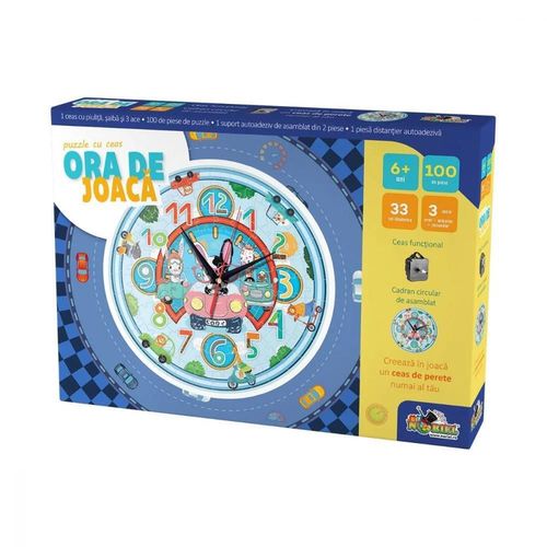 купить Головоломка Noriel INT3190 Puzzle Puzzle cu ceas masinute в Кишинёве 