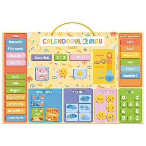 cumpără Joc educativ de masă miscellaneous 12698 Calendar educativ magnetic (ro) 200295 în Chișinău 