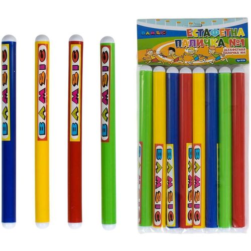 купить Спортивное оборудование miscellaneous 11248 Baston estafeta l=25 cm d-2 cm Bamsic 60363 в Кишинёве 