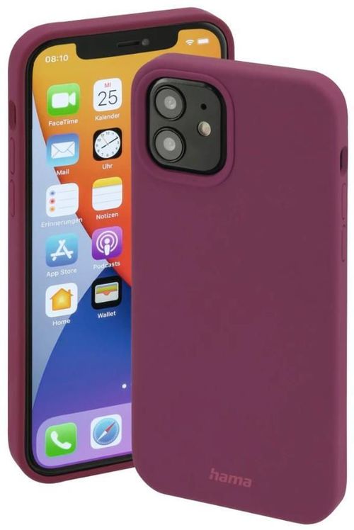 купить Чехол для смартфона Hama 196998 MagCase Finest Feel PRO Cover for Apple iPhone 12/12 Pro, burgundy в Кишинёве 