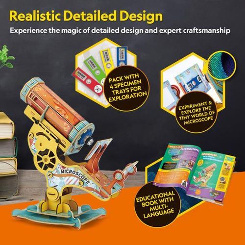 cumpără Set de construcție Cubic Fun DS1127h 3D puzzle Microscop în Chișinău 