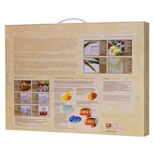 купить Картина по номерам Art Gallery CX4517 20x30cm Motanas curcubeu cu inimoara в Кишинёве 