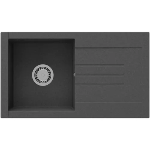 cumpără Chiuvetă bucătărie SanDonna VOR82709 Chiuveta Arona 760 (Negru) în Chișinău 