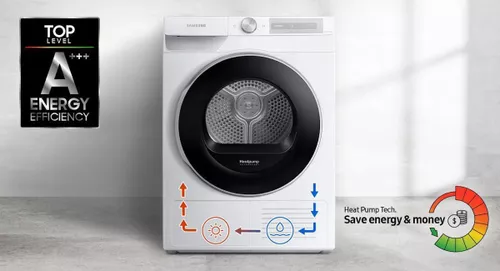 купить Стиральная и сушильная машины Samsung WW11DG6B25LEU4 + DV90T6240LE/S7 в Кишинёве 