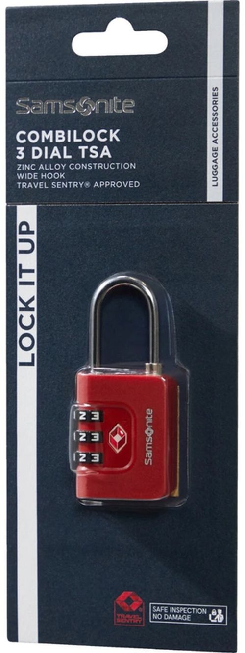cumpără Accesoriu pentru bagaje Samsonite Ta Revolution Combilock 3 Dial TSA Rosie (155577/1726) în Chișinău 
