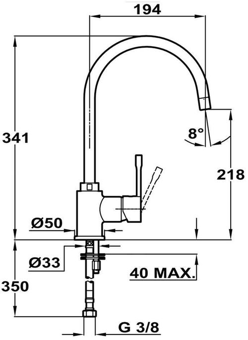 купить Смеситель кухонный Teka SP 995 granit TOPASBEIGE в Кишинёве 