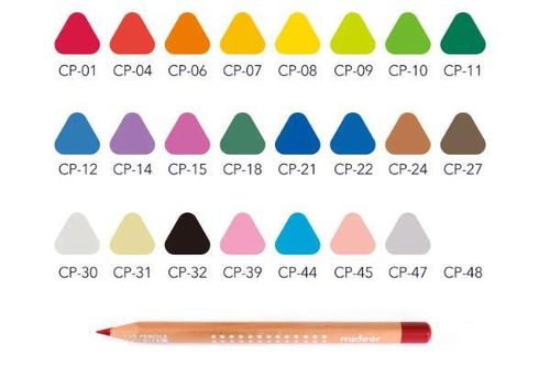 купить Набор для творчества Mideer MD6185 Set de creioane colorate, 24 culori в Кишинёве 