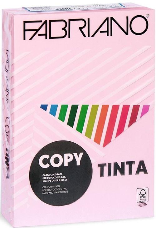 купить Бумага офисная Fabriano 61421297 Hartie Tinta A4, 80g/m2, 500 foi rosa в Кишинёве 
