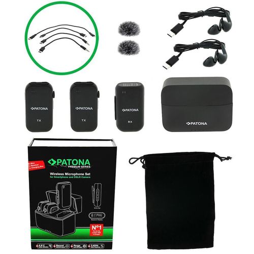 cumpără Microfon Patona Wireless System p/u Smartphones si DSLR (9877) în Chișinău 