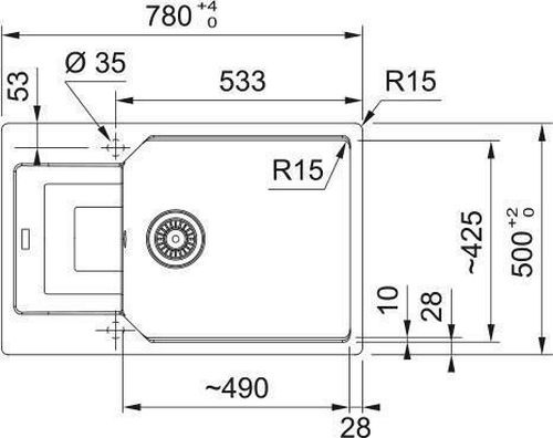 cumpără Chiuvetă bucătărie Franke 114.0687.277 Fragranite UBG 611-78L Avena în Chișinău 
