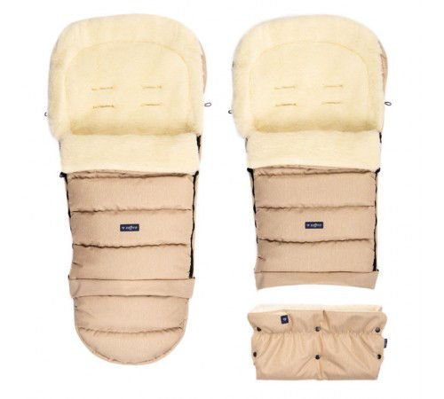 Конверт в коляску Womar Zaffiro Igrow Wool Melange Beige 