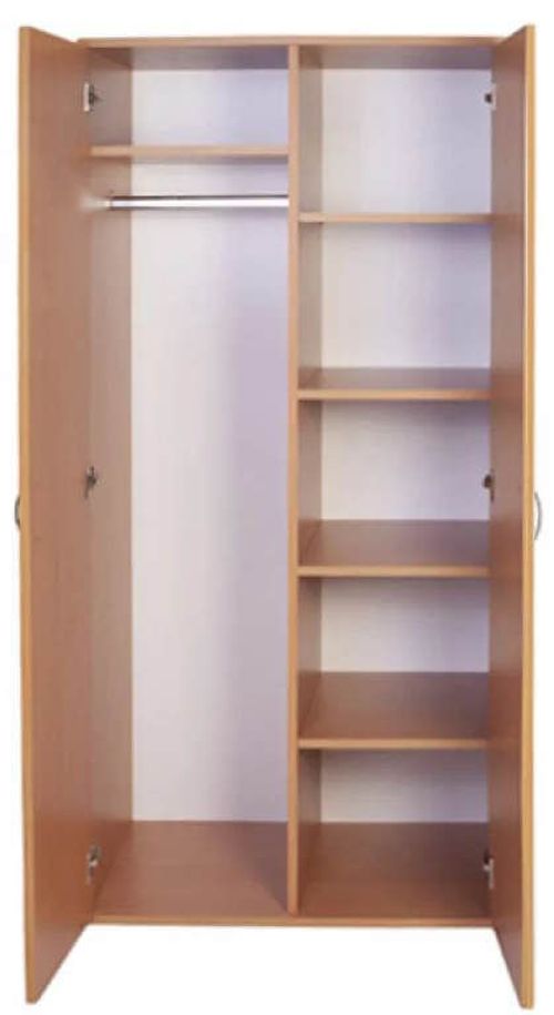 cumpără Dulap de birou Tisam Шкаф для одежды и книг закрытый 2 дверный 802х519х1816мм (496мм внутр) (0636) în Chișinău 