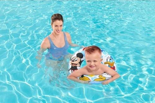 cumpără Accesoriu pentru piscină Bestway 91004BW Cerc gonflabil Mickey Mouse d56cm, 3+ în Chișinău 