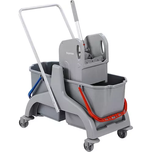 cumpără Mop și perie Bayersan SCPEC36DB carucior dublu 2x18 l (storcator de jos) 80x43x58 în Chișinău 