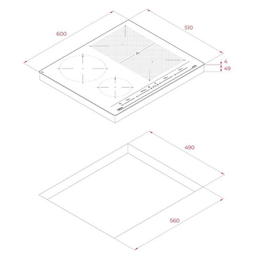 купить Встраиваемая поверхность электрическая Teka IZF 64440 BK MSP в Кишинёве 