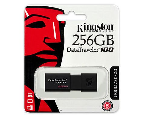 купить 256GB USB Flash Drive Kingston DT100G3/256GB DataTraveler 100 G3, USB 3.0 (memorie portabila Flash USB/внешний накопитель флеш память USB) в Кишинёве 