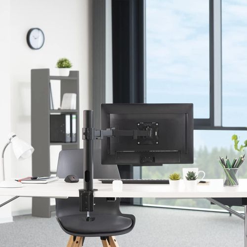 cumpără Accesoriu PC Hama 220900 Monitor Mount, Height-adjustable, Swivel / Tilt, 13" - 35", black în Chișinău 
