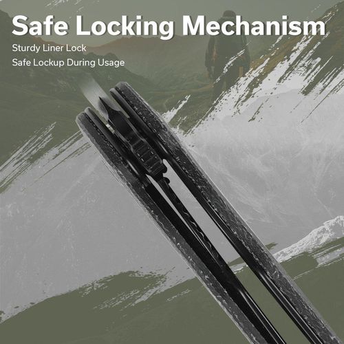 купить Нож походный Sencut S20065-3 Vesperon, mâner Micarta, Liner Lock в Кишинёве 