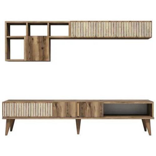 купить Стенка Trendy Milano, орех, 180x40x35 см (GTR000177) в Кишинёве 