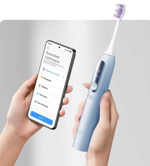 купить Щетка зубная электрическая Mijia Smart Servo-oscillation Electric Toothbrush Pro White в Кишинёве 