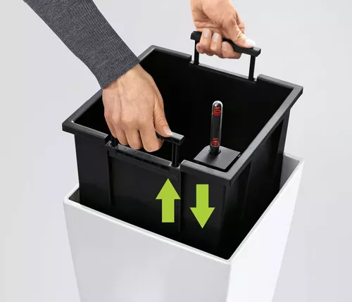 cumpără Ghiveci pentru flori Lechuza Cubico Color 30, White în Chișinău 