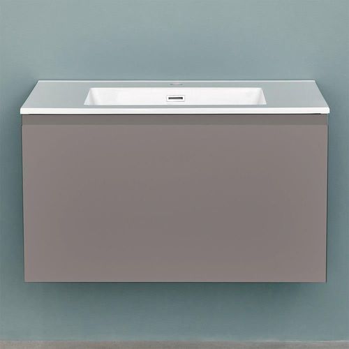 купить Шкаф под умывальник Bayro подвесной Formal Allegro 800 light grey в Кишинёве 