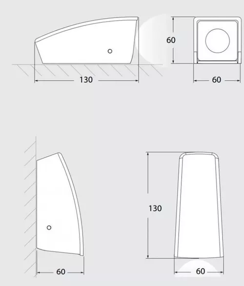 купить Светильник уличный Fumagalli 1A3000000LXZ1L MAMETE 1.7 Вт IP55 серый в Кишинёве 