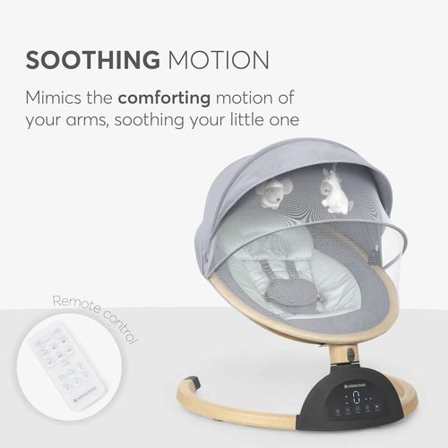 cumpără Leagăn pentru bebeluși Kikka Boo Ashlee Light Grey 2025 (3800171217293) în Chișinău 